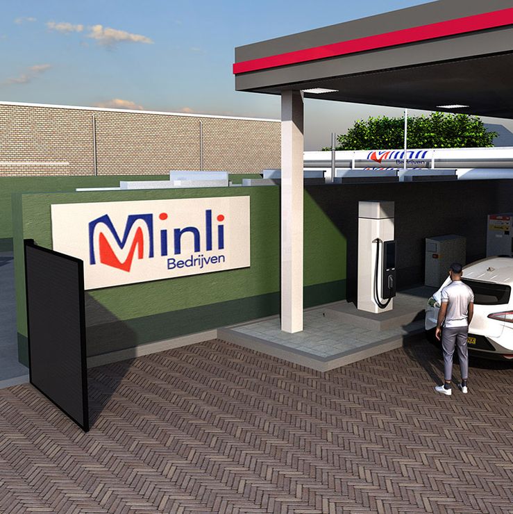 Ekinetix waterstof tankstation Minli Landgraaf 2021 2
