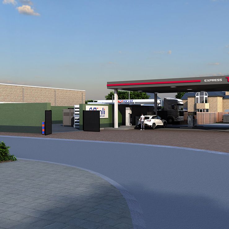 Ekinetix waterstof tankstation Minli Landgraaf 2021 1